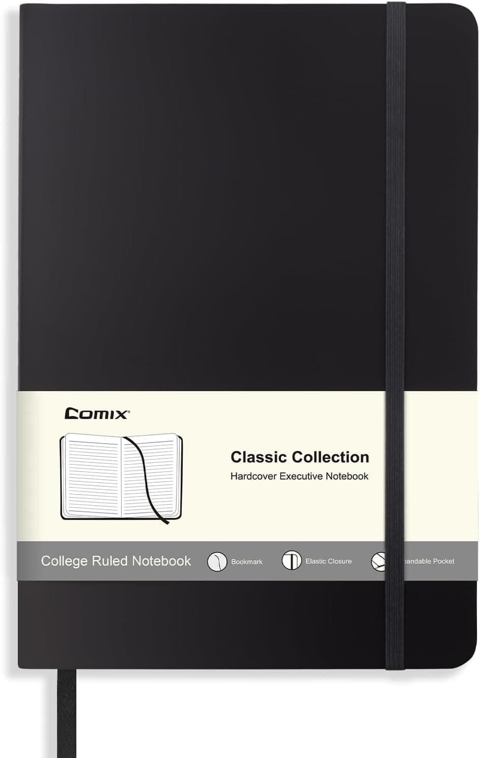 Comix Lined Journal Notebook for Women Men